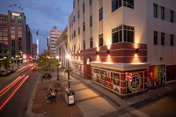 LCCC Allentown Exterior at night