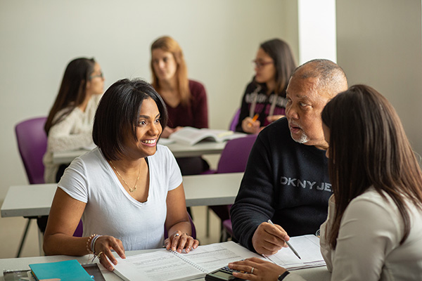 ESL students in class