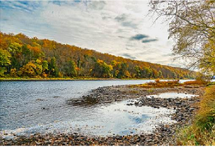 Fall Foliage River