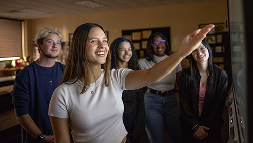 Students in classroom