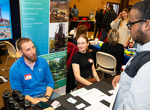 Employers at Job Fair
